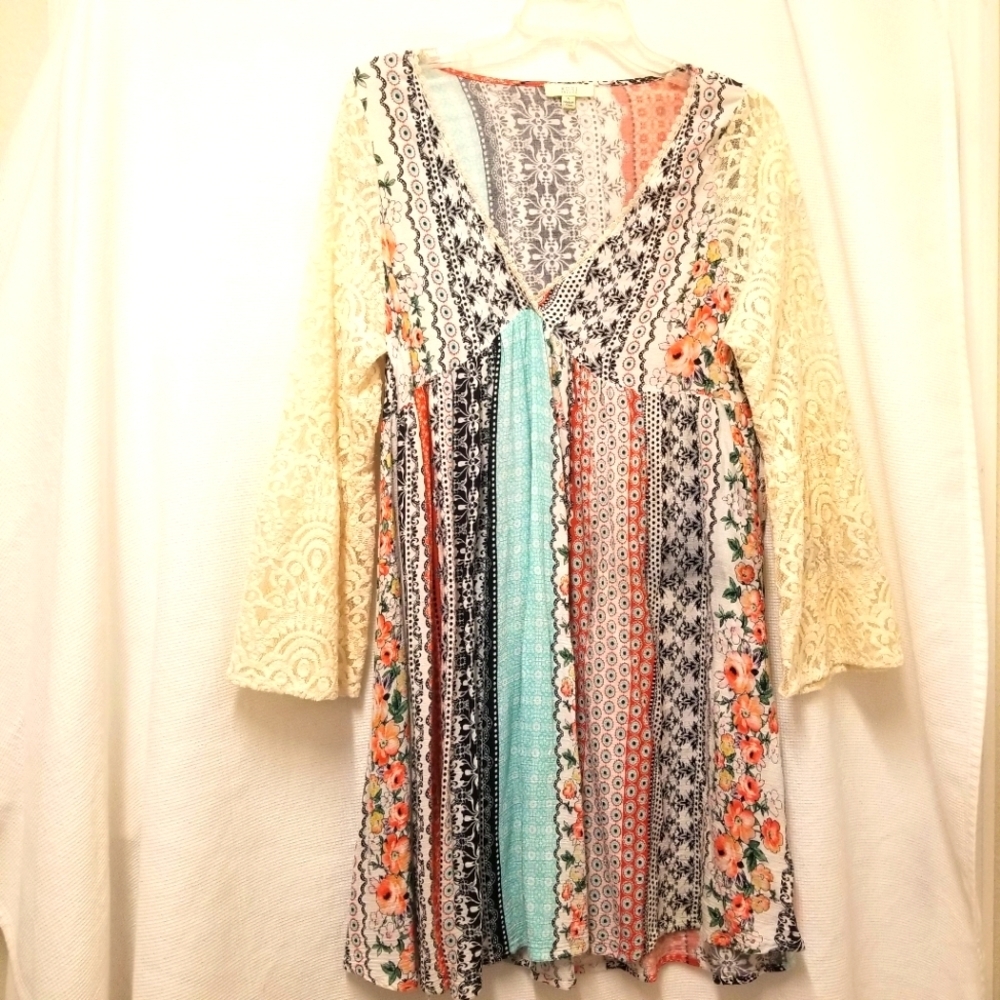 Kori American Boho Midi Dress